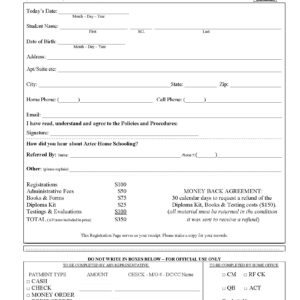 AHS Registration